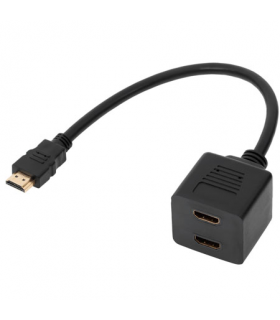 Cablu adaptor HDMI la 2 HDMI