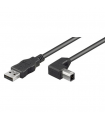 Cablu imprimanta USB 90 grade 3m cupru Goobay
