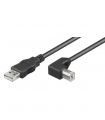 Cablu imprimanta USB 90 grade 5m cupru Goobay