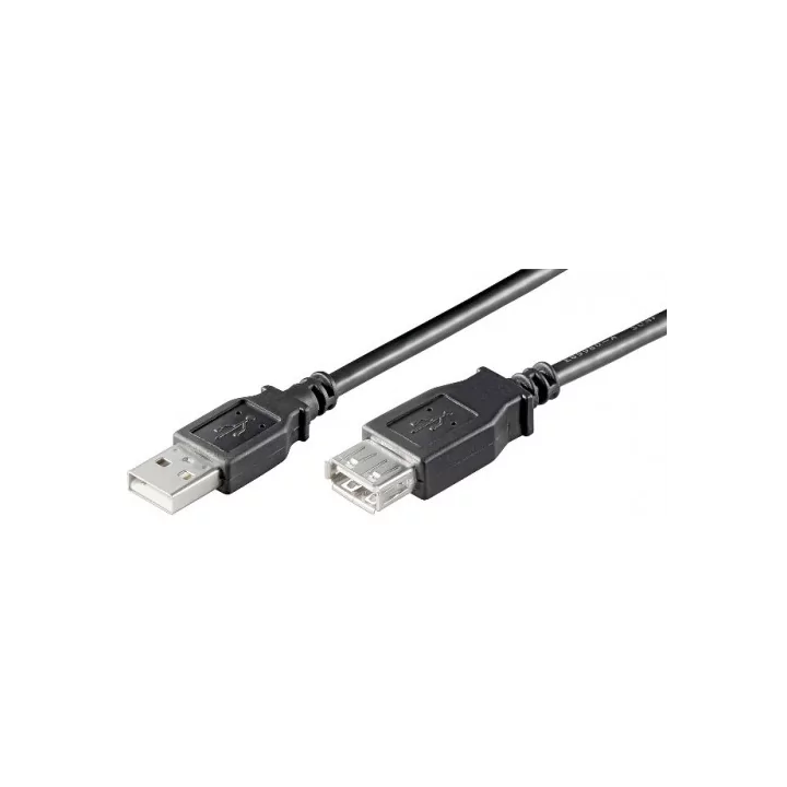 Cablu prelungitor USB 0.6m A tata la USB A mama cupru Goobay