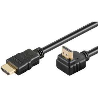 Cablu Hdmi 90 grade 3m v2.0 3D Ethernet High Speed WELL