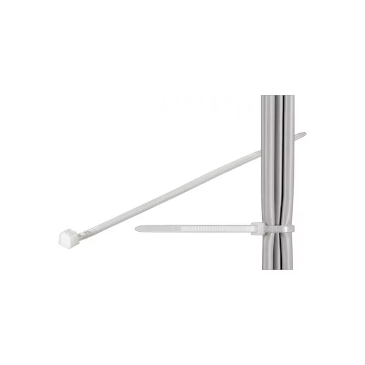 Bride de strangere cabluri 160x4.8mm transparent fixPoint