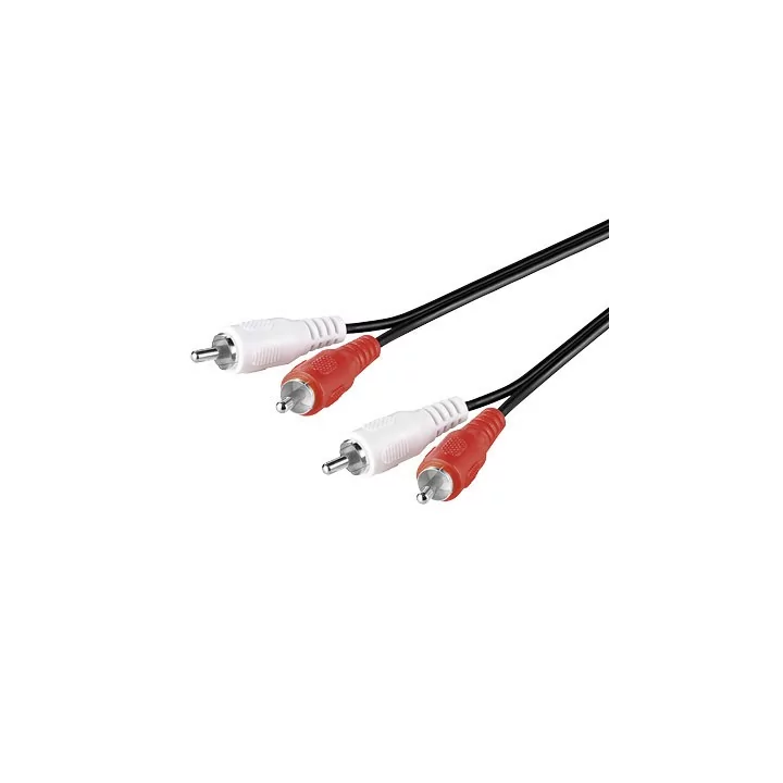 Cablu 2x RCA 5m ecranat cupru Goobay