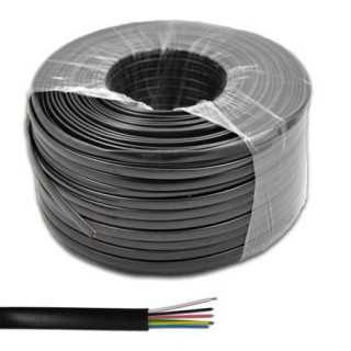 Cablu telefonic 6 fire negru Cabletech