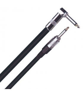 Cablu chitara Jack 6.35 mm tata la Jack 6.35 mm tata la 90 grade 6m ibiza
