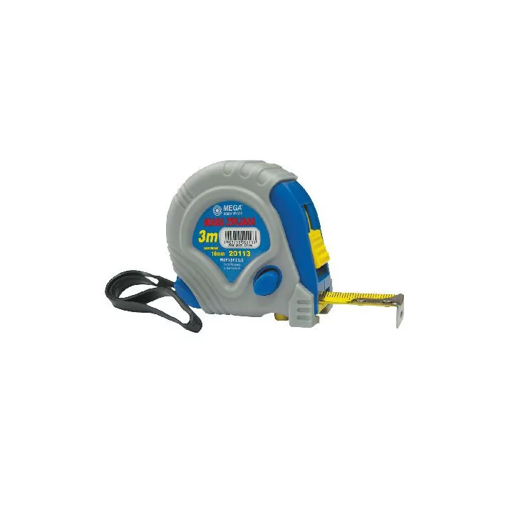 Ruleta cauciucata cu 3 blocaje 7.5mx25mm MEGA