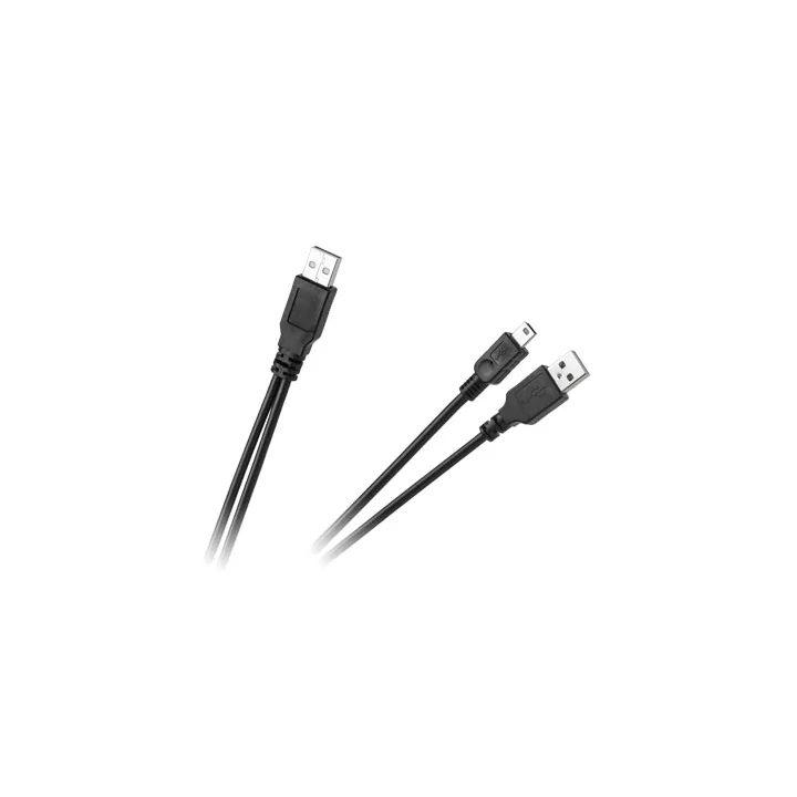 Cablu USB tata-tata si mini USB 5 pini 1.5m