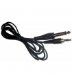 Cablu audio Jack 3.5 mm la 6.3 mm 2m