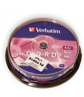 DVD+R 8.5GB 8x double layer cake 10buc
