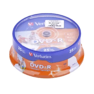 DVD-R 4.7GB 16x printable 25buc