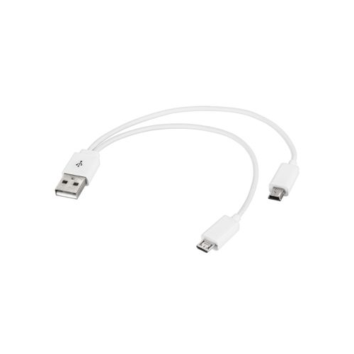 Cablu adaptor USB la mini USB si micro USB