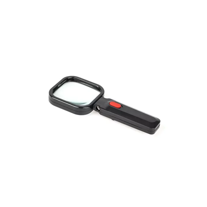 Lupa mana 80x80mm 3D 4x LED Kemot