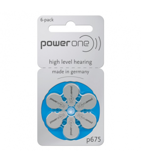 Baterii auditive P675 Power One 6buc