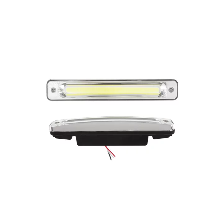 Lumini auto de zi 12V 2x 3W COB 600lm 6000K 190x30x45mm REBEL