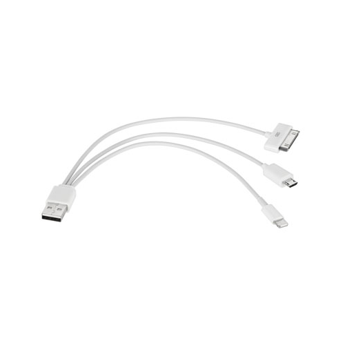 Cablu adaptor 3in1 USB la mini USB micro USB iPhone 30 pini