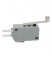 Microinterupator 1 circuit 16A 250V ON-ON cu lamela 30mm si rola 28x16x10mm 09009