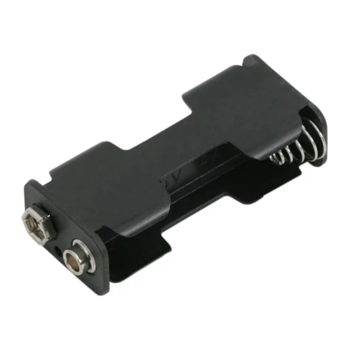Suport 2x AA baterie cu mufa baterie de 9V