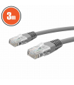 Cablu patch UTP 8p8c 3m CAT5e gri