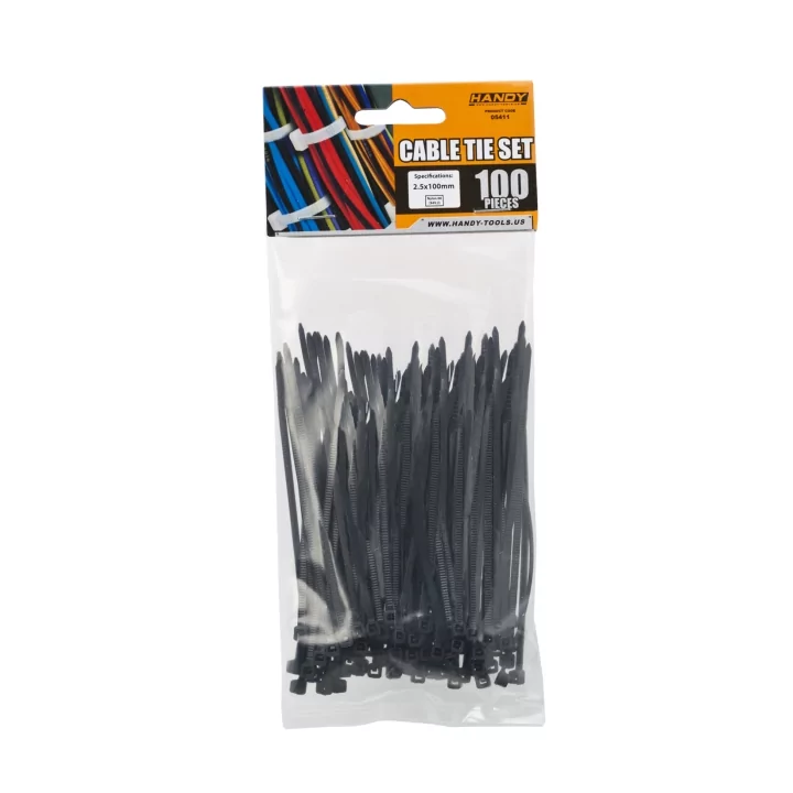 Coliere plastic 100x2.5mm 100buc Handy