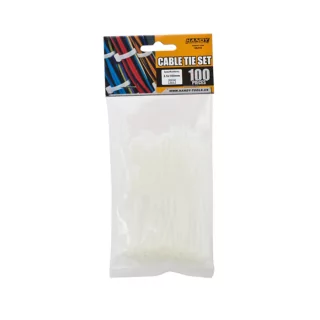 Coliere plastic 100x2.5mm transparent 100buc Handy