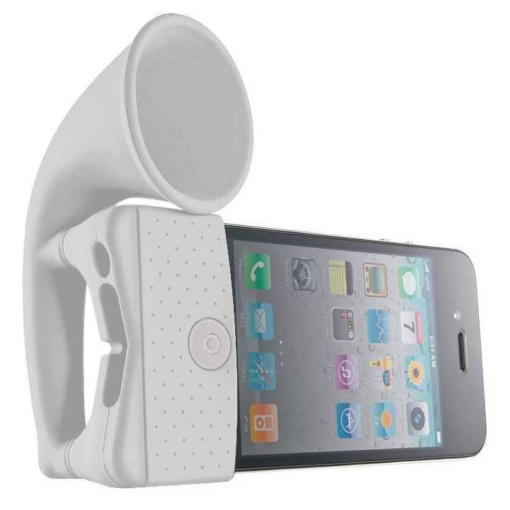 Iphone horn Amplificator acustic pt. telefoane silicon