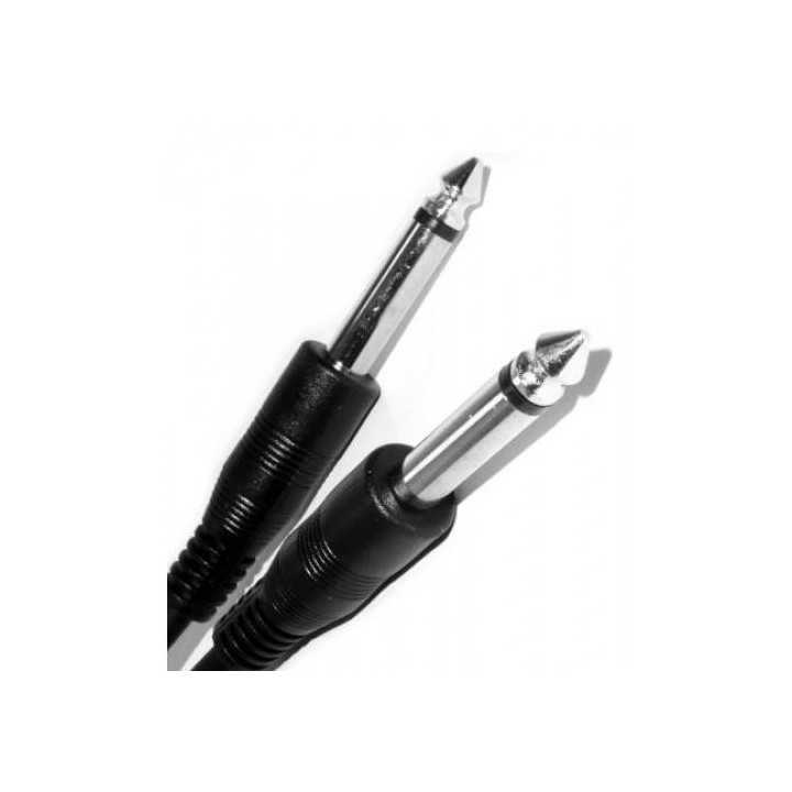 Cablu audio Jack 6.35 mm mono 1.5m tata-tata