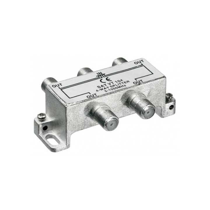 Distribuitor catv interior 4 iesiri 5-1000Mhz Goobay