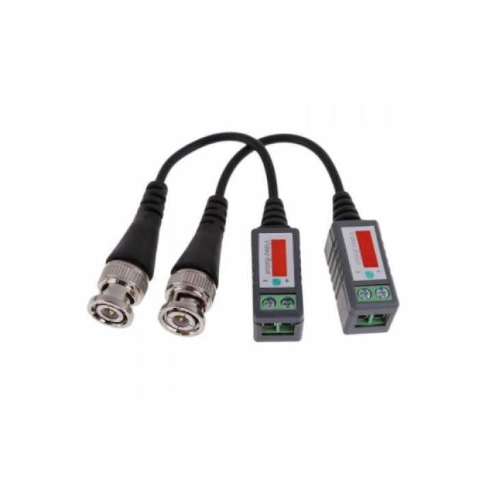 Video balun transmisie semnal video prin cablu UTP FTP set 2buc