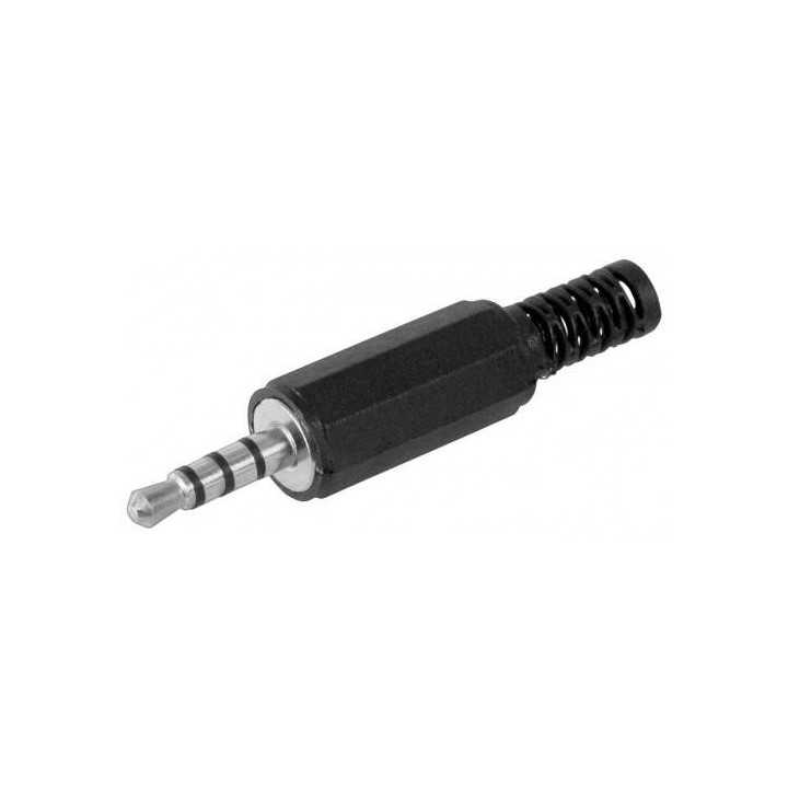 Mufa Jack 3.5 mm stereo cu 4 contacte tata Goobay