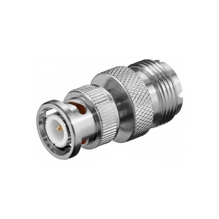 Adaptor BNC tata la UHF mama contacte aurite Goobay