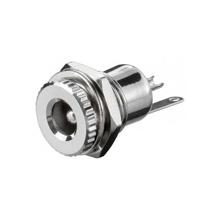 Mufa DC mama 2.5x5.5mm montabil pe panou Goobay