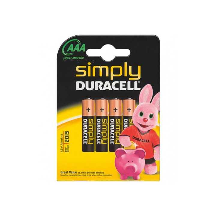 Baterii Duracell alcaline micro AAA R03