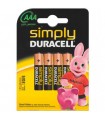 Baterii alcaline Duracell AAA R03 4buc