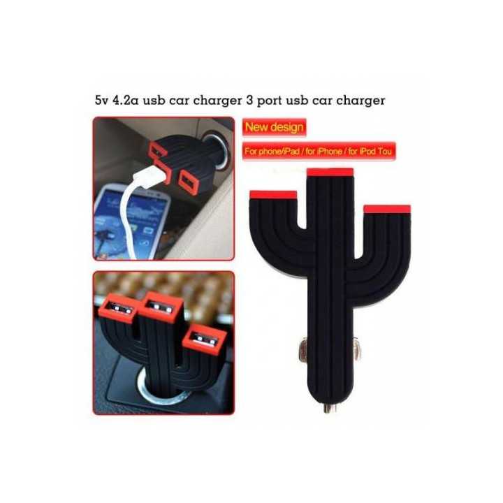 Alimentator USB 12V-24V cu 3 porti USB 4.2A