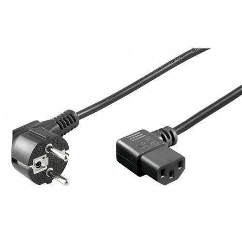 Cablu alimentare PC 2m schuko 90 grade la IEC320-C13 90 grade Goobay