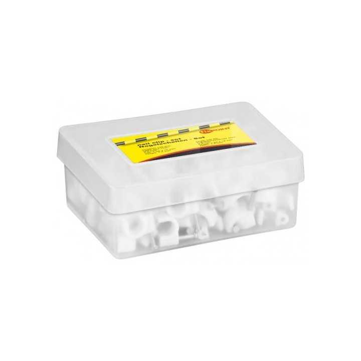 Cleme plastic fixare cablu 6mm fixPoint