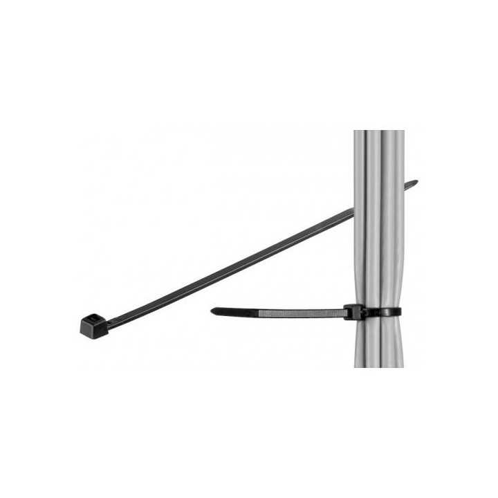 Bride plastic negru 2.5x200mm de interior-exterior fixPoint