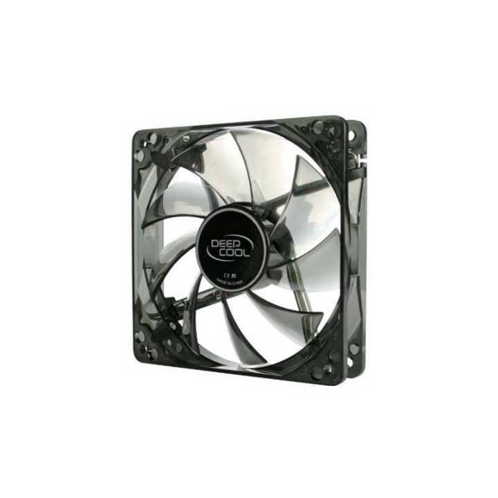 Ventilator Wind Blade 80mm LED Fan 12V albastru Rulmenti Hydro Bearing Deepcool