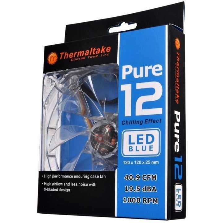Ventilator Pure S 12 LED 120mm LED blue 12V