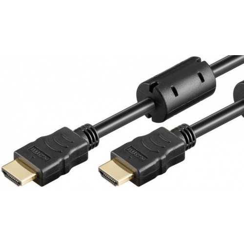 Cablu Hdmi 1m v1.4 3D 4K Ultra HD 2160p 30Hz cu Ethernet Goobay