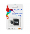 Card microSD ADATA 16GB Clasa 10 cu adaptor SD