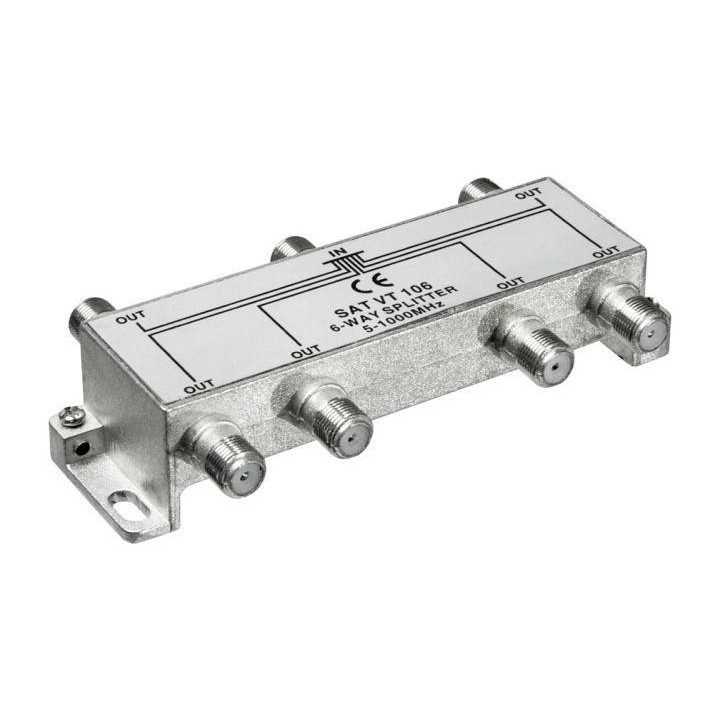 Distribuitor catv interior 6 iesiri 5-1000Mhz Goobay