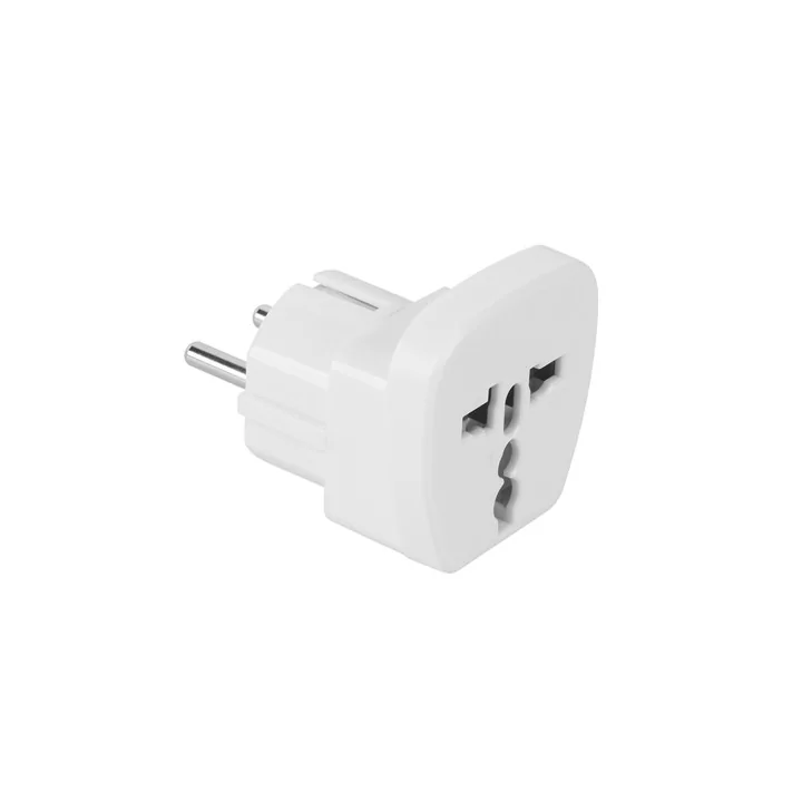 Adaptor tensiune universal 16A alb
