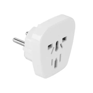 Adaptor tensiune universal 10A alb