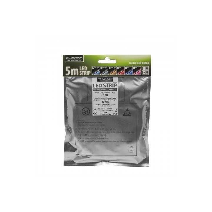 Banda LED 5m 60l alb mediu Phenom