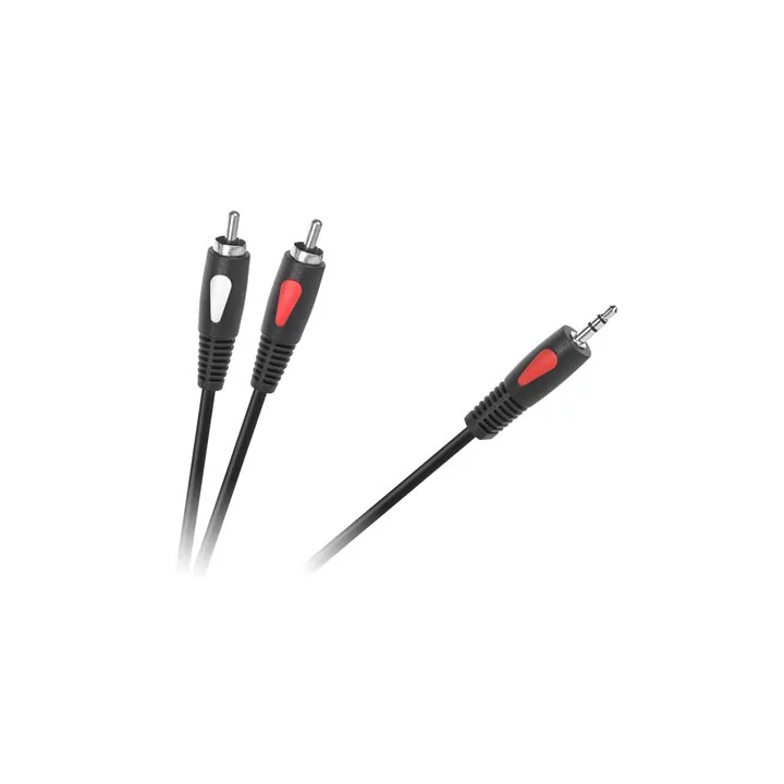 Cablu Jack 3.5 mm la 2x RCA 10m Eco-Line Cabletech