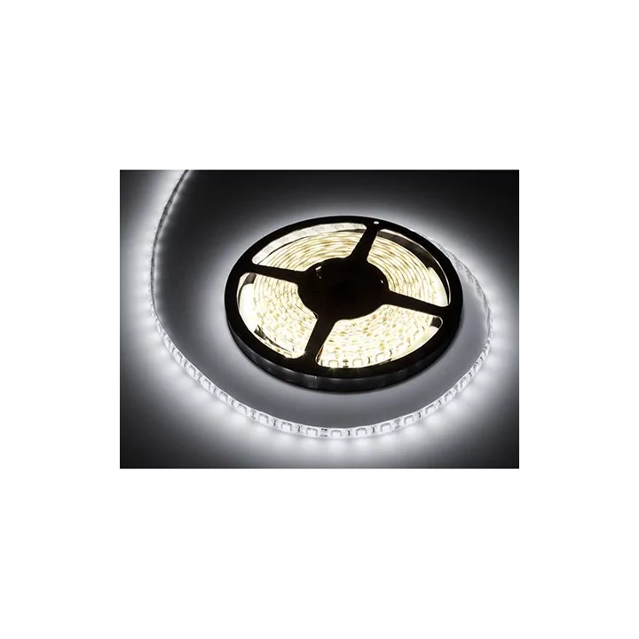 Banda LED 5m 12V 24W 3300lm 6500K protectie IP65 alb rece