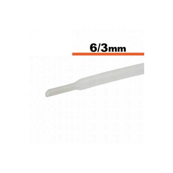 Tub termocontractibil transparent 6mm/ 3mm 0.5m
