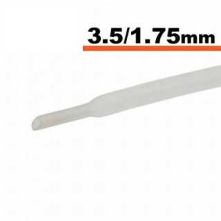 Tub termocontractibil transparent 3.5mm/ 1.75mm 0.5m