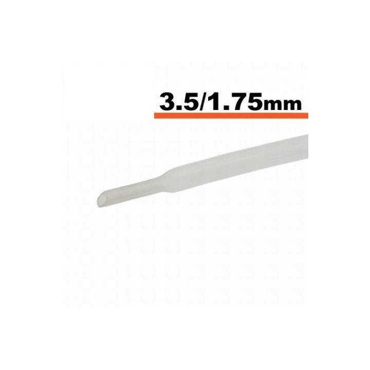 Tub termocontractibil transparent 3.5mm/ 1.75mm 0.5m